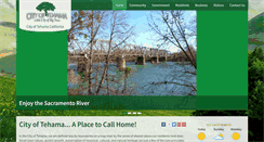 Desktop Screenshot of cityoftehama.us