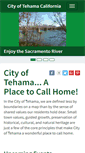 Mobile Screenshot of cityoftehama.us